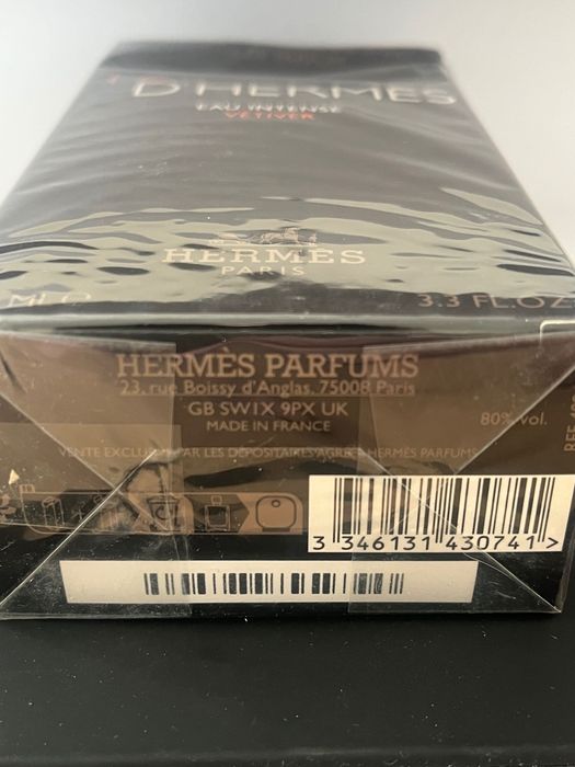 Terre D'Hermes Eau Intense Vetiver 100ml