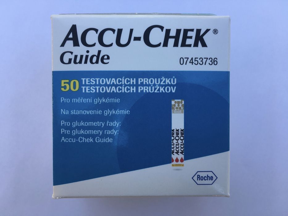 Accu Chek Guide акучек гайд тест-смужки, полоски . Термін до 06.2026