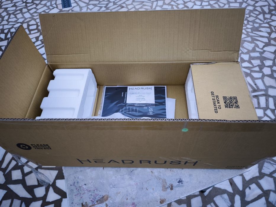 Pedaleira Headrush Prime com bolsa64861396083969122