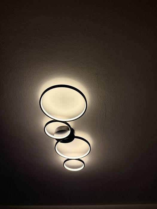 Lampa sufitowa LED GoodHome Samana 2700 lm 3000 K czarna DIM