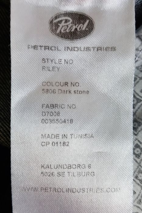 Spodnie dżinsowe męskie petrol riley rurki 33 36