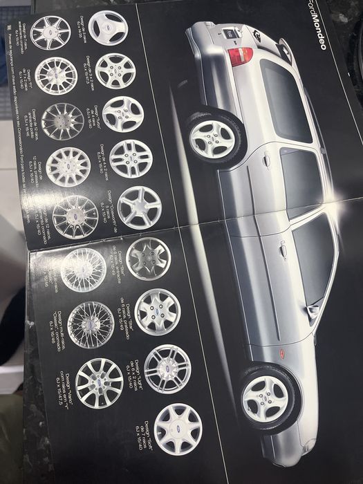 Catálogo de jantes de liga leve Ford - 2002