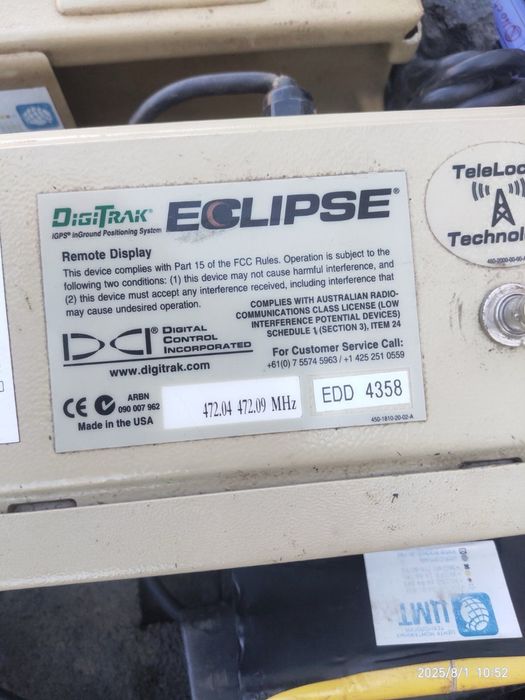 Локація ГНБ, навігація DIGITRACK ECLIPCE для прокола під дорогою