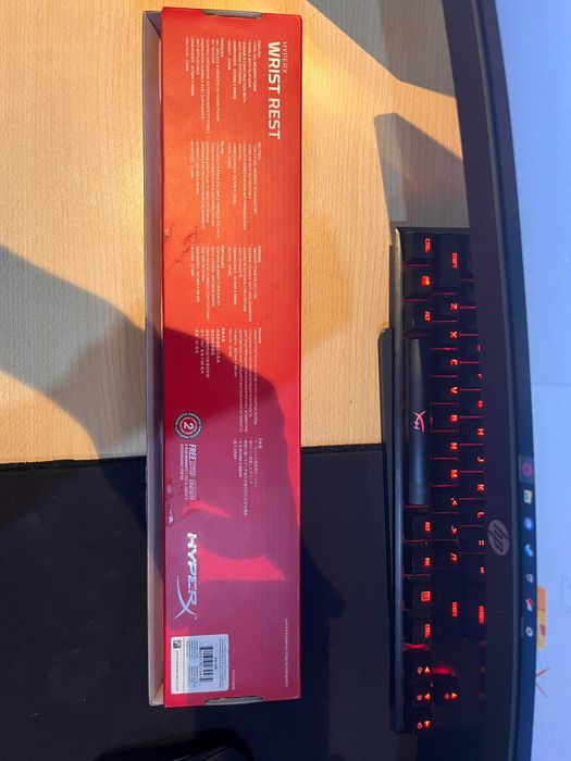 HyperX Wrist Rest, como novo na caixa