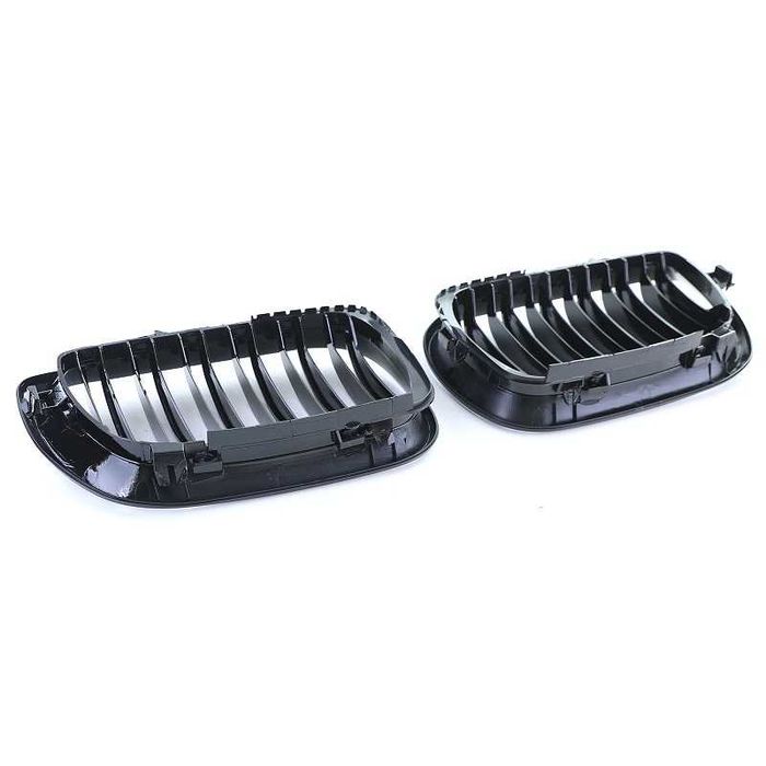 Grelhas Frontais BMW Série 3 E46 (01-05) Preto Brilhante Dupla