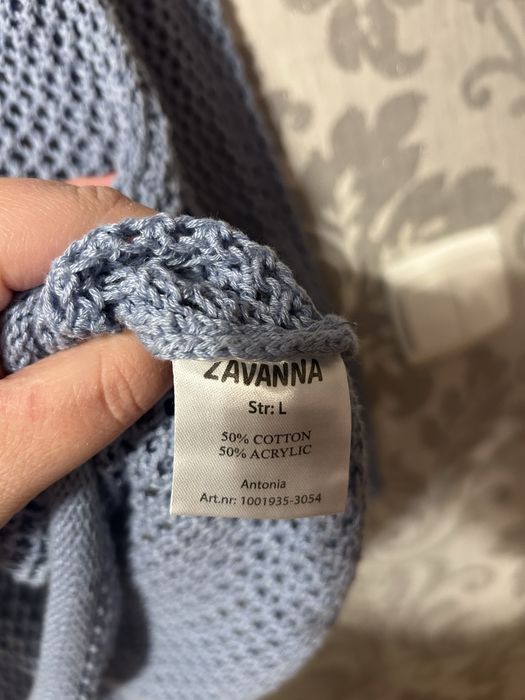 Błękitny sweterek XL
