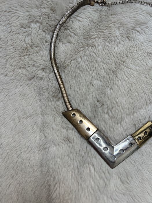 Naszyjnik geometryczny metal metalowy elegancki szykowny casual 19
