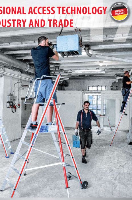 Escadas com plataforma HYMER ProTect 8483 (Alemanha)