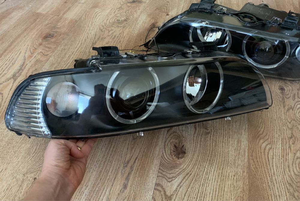Фари BMW E39 BI LED Hella ремонт фар БМВ Е39 реставрация фар БМВ Е38