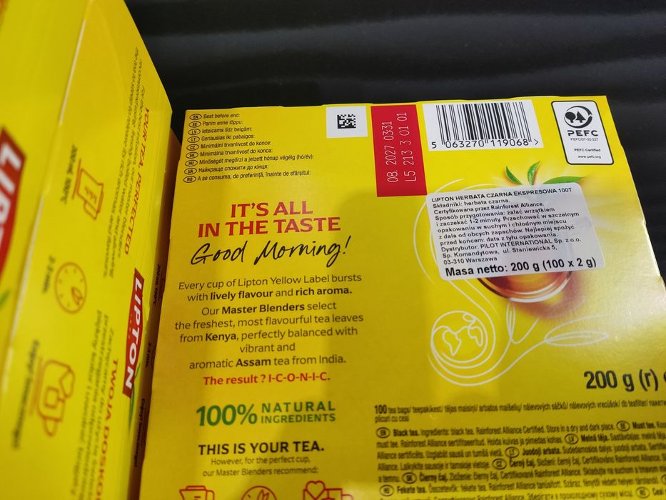 Herbata Lipton Yellow Label