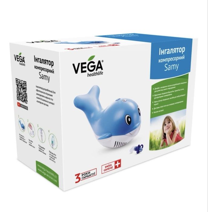 Інгалятор Vega CN-02 WX Samy компресорний
