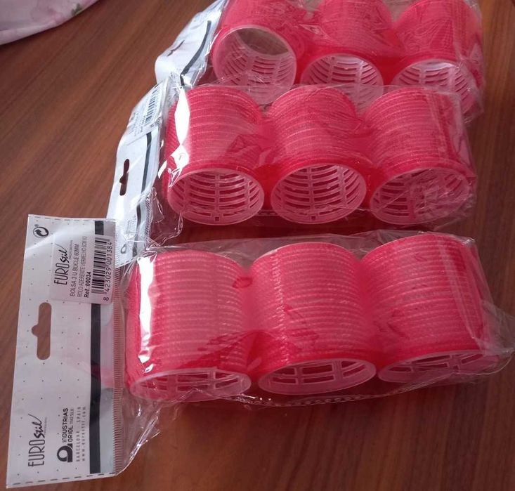 Rolos grandes para cabelo