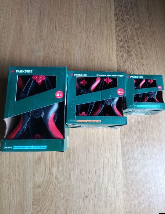 Набори струбцин, затискачів, зажимів parkside Німеччина