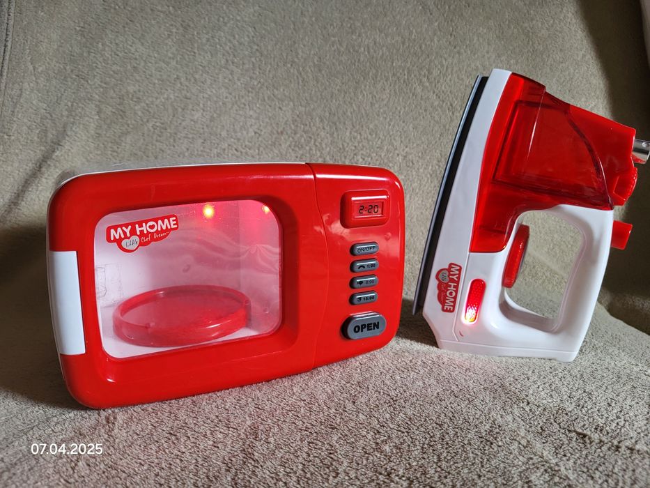 My home zabawka mikrofalówka i żelazko