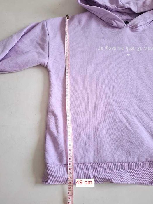 Sweat cor alfazema para menina 11-12 anos (146-152 cm)