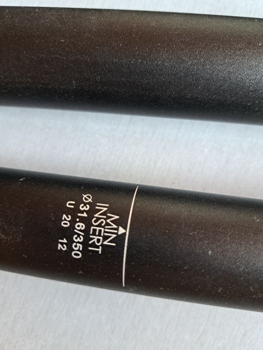 sztyca rowerowa wspornik siodła GHOST CONWAY 31,6 x 350 mm czarny mat