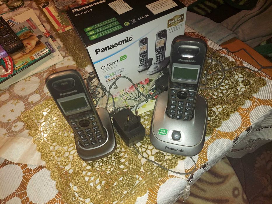 Telefon bezprzewodowy stacjonarny Panasonic