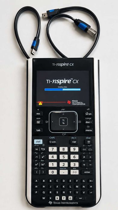 Графічний калькулятор  Texas Instruments TI-Nspire CX . Потребує оновлення.
