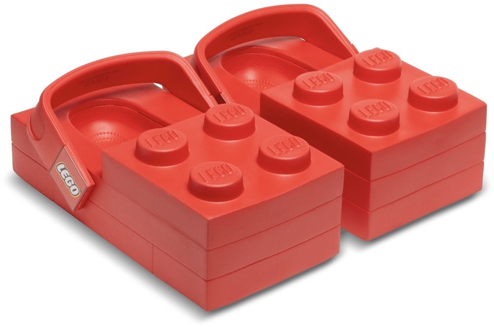 Chodaki klapki ze wzorem klocka LEGO x CROCS  rozm. 43/44