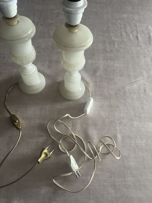 Stone Bedside Lamps