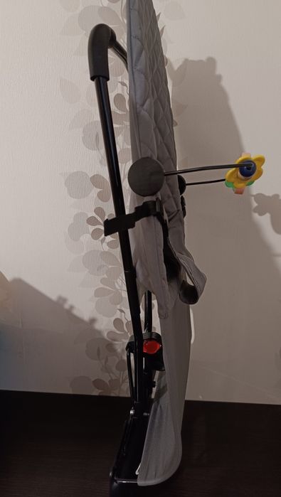 Дитячий  шезлонг-гойдалка  Love Baby сірий  + подарунок