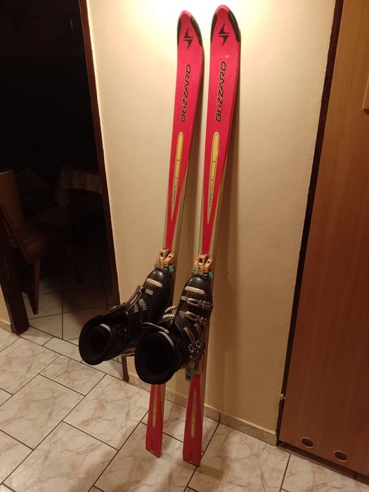 Narty i buty narciarskie r.41