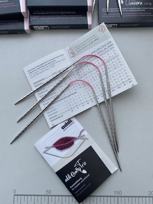 Спиці   Addi crasy Trio Unicorn long Адди крези трио лонг