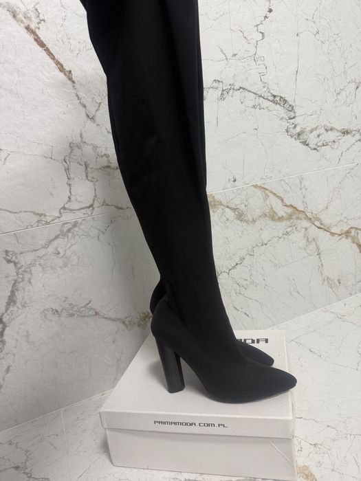 Kozaki za kolano Prima Moda czarne 38