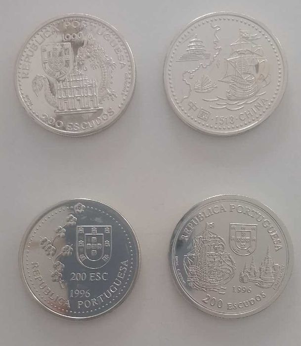 4 moedas 200 esc, Descobrimentos - Portes incluídos