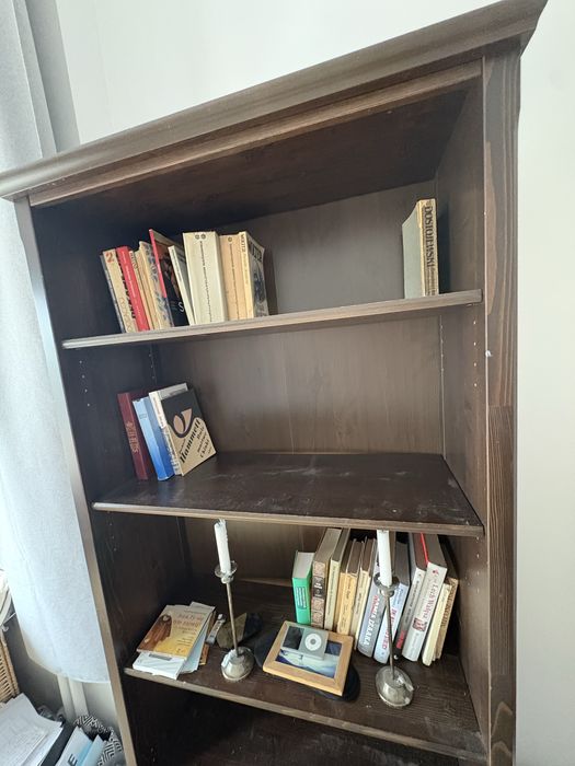 Dwa regały Hemnes IKEA ciemny brąz