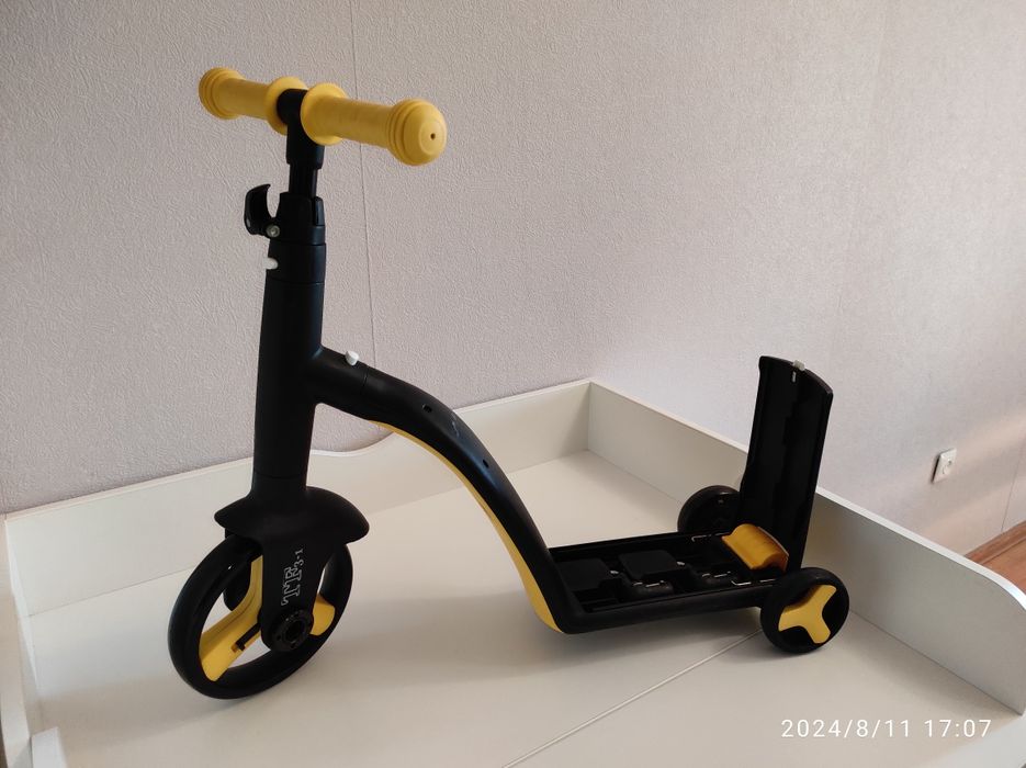 Самокат, велосипед, беговел, трансформер