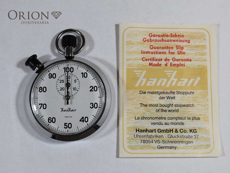 Hanhart 1/100 Split Second Stopwatch Braga (São José De São Lázaro E