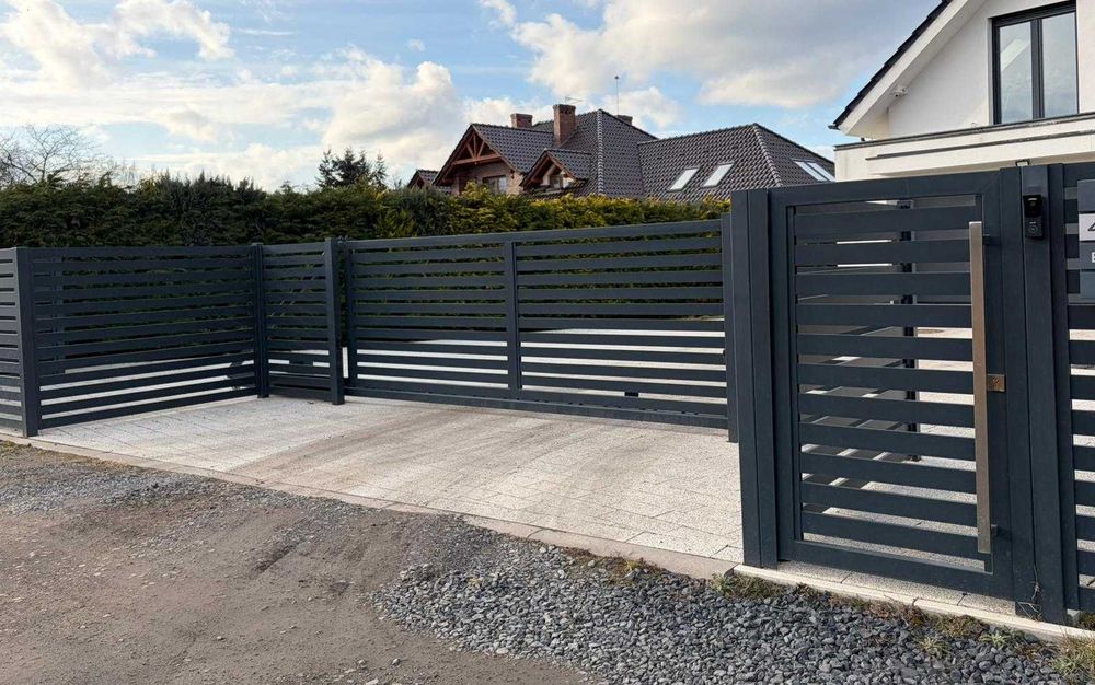 Nowoczesne Ogrodzenia , bramy , furtki , balustrady na wymiar ! Stal ,aluminium . Z montażem od producenta