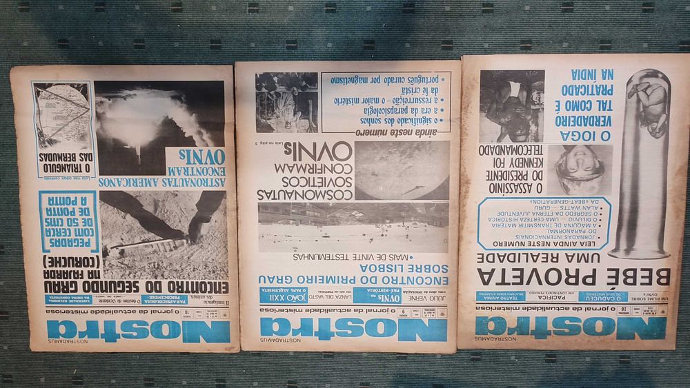43 Jornais Nostra O Jornal da Atualidade misteriosa - Anos 70