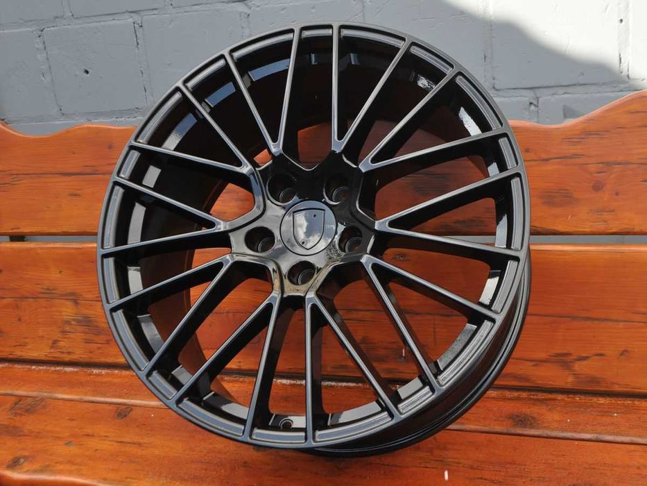 Czarne felgi R21 5x130 Porsche Cayenne E1 9PA II E2 92A Audi Q7 4M 1 I