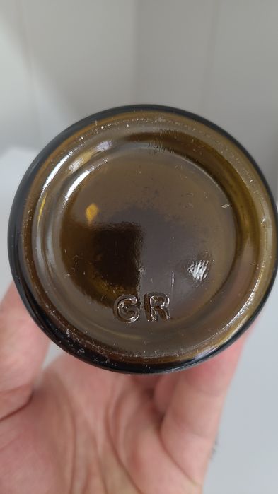 Garrafa de cerveja Simões pirogravada (antiga)