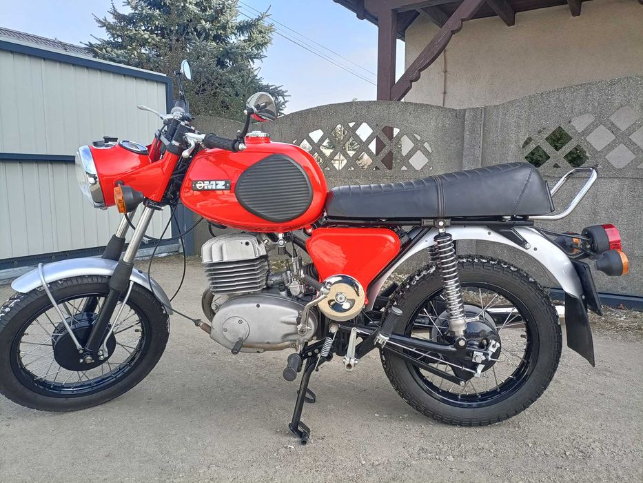 MZ TS 250 zarejestrowana po renowacji