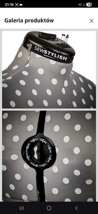 regulowany manekin krawiecki