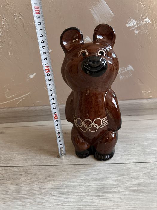 Мишка олимпийский 80 копилка
