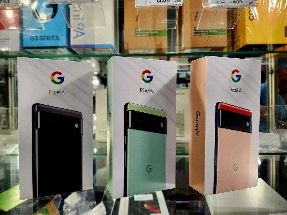 Google Pixel 6 8/128Gb orig EU Black,Seafoam,Coral New Опл. частинами!