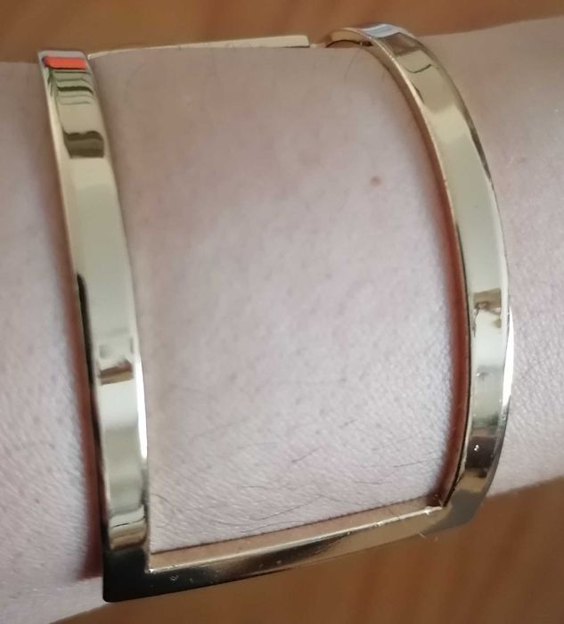 Pulseira escrava dourada