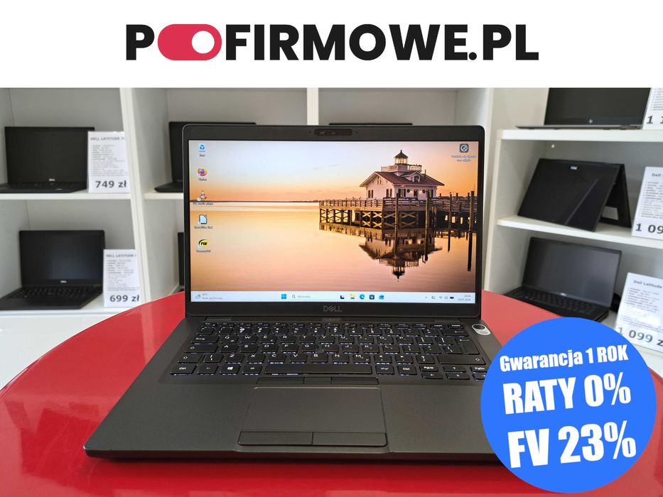 Wydajny 14" Laptop Dell Latitude 5400 i5-8gen 32gb 512ssd FullHD IPS USB-C Win11 HDMI Kamera Gawarancja 12mc Faktura 23% PoFirmowe.pl