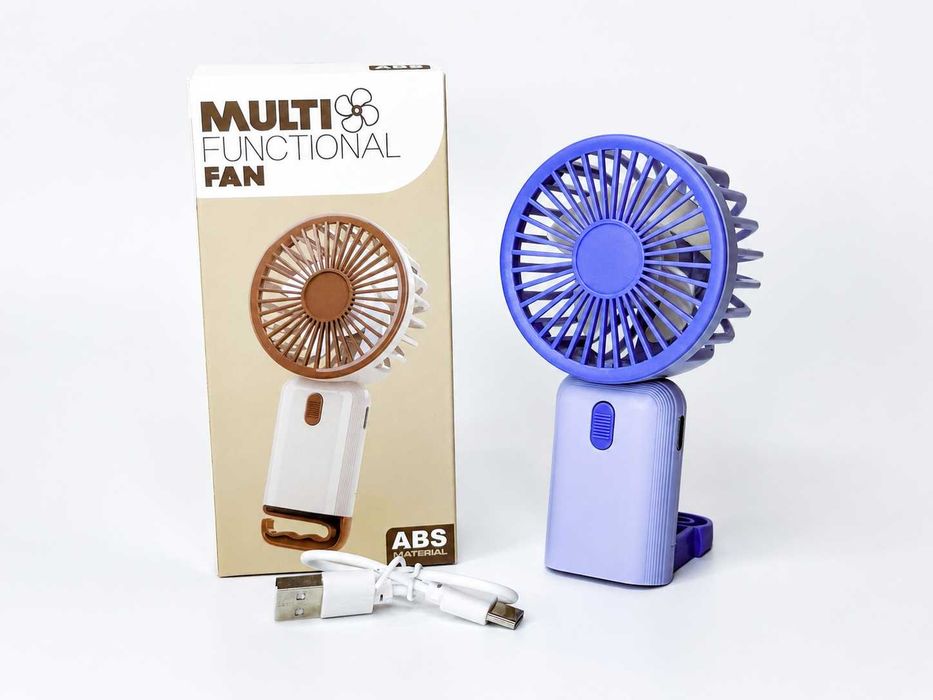 Портативний міні вентилятор 3 швидкості Multi Fan RL-07 з USB зарядкою 10457 мінівентилятор