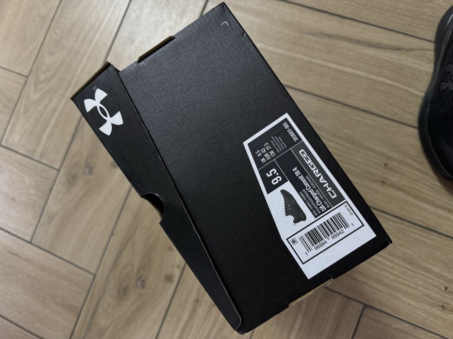 Under Armour Nowe Sportowe Buty Męskie Czarne Materialowe 43