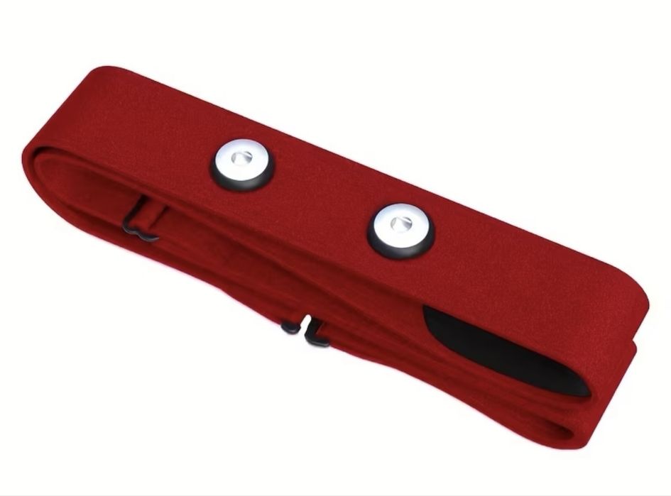 Fita vermelha HRM compativel com Garmin e outros