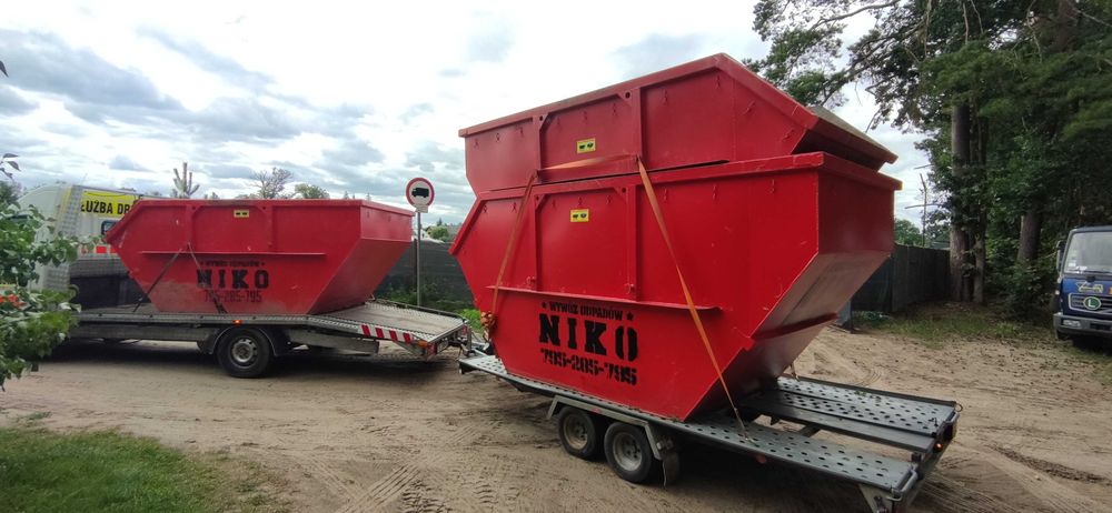 NIKO Wywóz Odpadów Gruzu Kontenery Big Bag Skwierzyna od 1,5m3 do 36m3