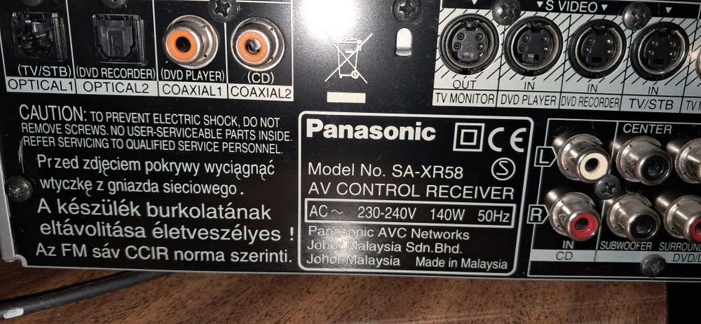 Amplituner Panasonic SA-XR58