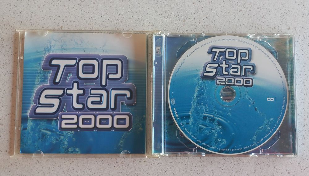 Cd duplo de Música Top Star 2000