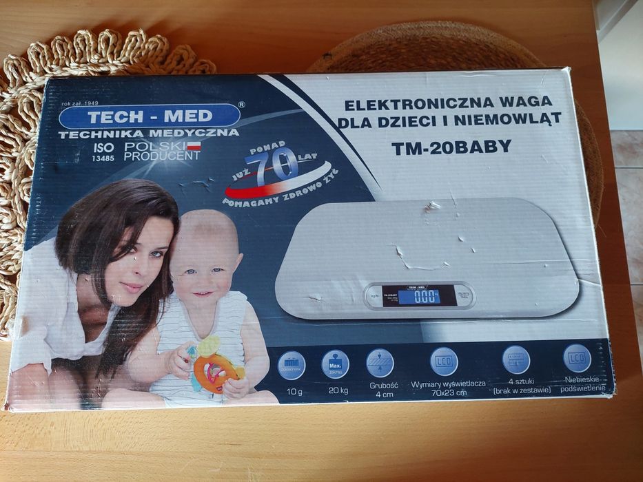 Elektroniczna waga dla niemowląt