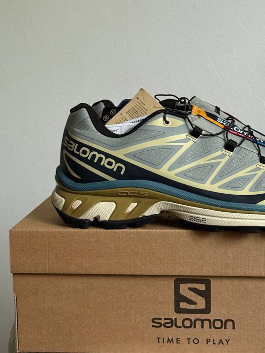 Salomon XT-6 Adv Dover Blue Beige Gore-Tex , кросівки саломон 40 41